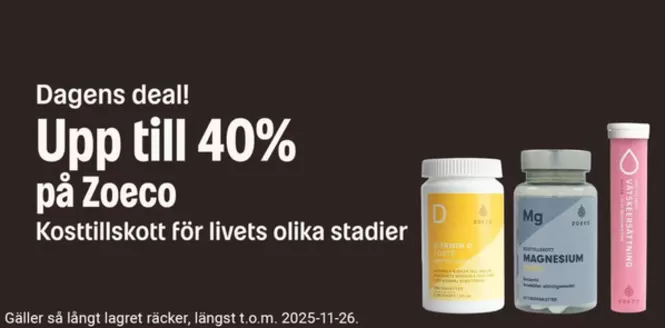 Apotea-katalog i Strömsnäsbruk | Dagens deal! | 2025-11-25T00:00:00.000Z - 2025-11-26T00:00:00.000Z