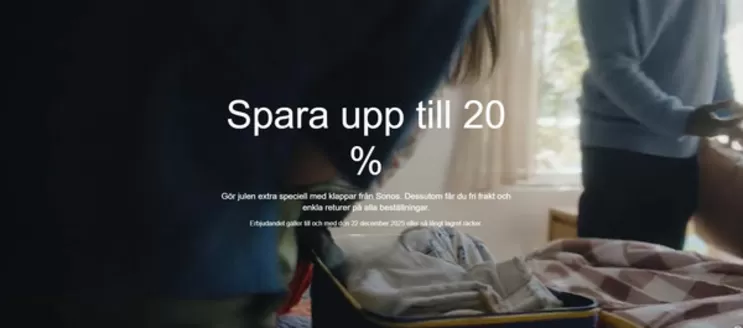 Sonos-katalog i Örebro | Spara 20% rabatt! | 2025-12-02T00:00:00.000Z - 2025-12-22T00:00:00.000Z