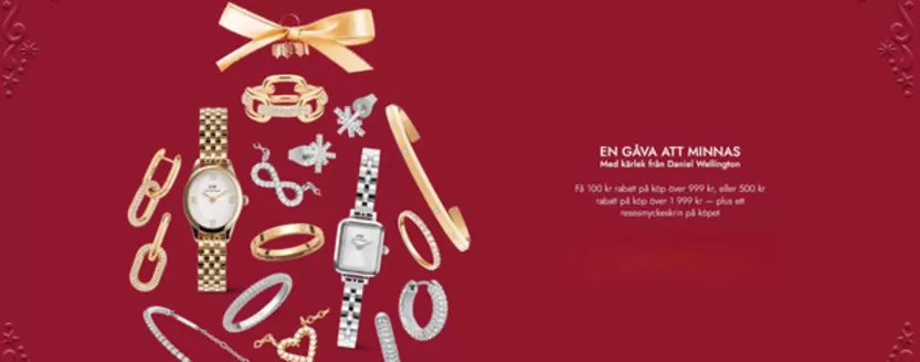 Daniel Wellington-katalog i Ljusdal | Julkampanj! | 2025-12-03T00:00:00.000Z - 2025-12-18T00:00:00.000Z