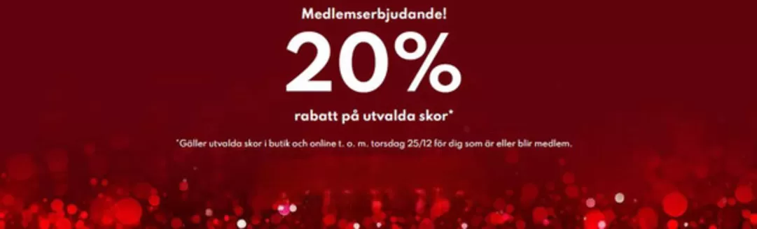 Din sko-katalog i Göteborg | Medlemserbujudande! | 2025-12-05T00:00:00.000Z - 2025-12-25T00:00:00.000Z