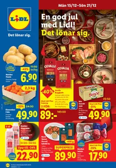 Lidl-katalog i Lidingö | Exklusiva deals och fynd | 2025-12-15T00:00:00.000Z - 2025-12-25T00:00:00.000Z