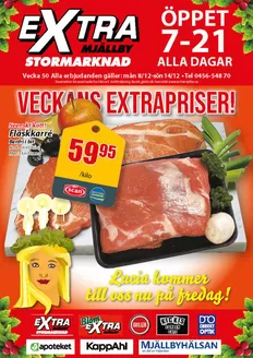 Extra Mjällby Stormarknad-katalog i Ödåkra | Extra Mjällby Stormarknad veckans blad | 2025-12-08T00:00:00.000Z - 2025-12-14T00:00:00.000Z