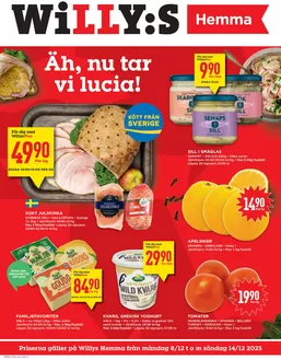 Willys-katalog i Ödåkra | Willys Erbjudanden | 2025-12-08T00:00:00.000Z - 2025-12-14T00:00:00.000Z