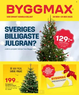 Byggmax-katalog i Norrköping | Byggmax! | 2025-12-09T00:00:00.000Z - 2025-12-24T00:00:00.000Z
