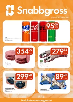 Snabbgross-katalog i Täby | Snabbgross Kampanjblad v. 51–52 | 2025-12-10T00:00:00.000Z - 2025-12-29T00:00:00.000Z