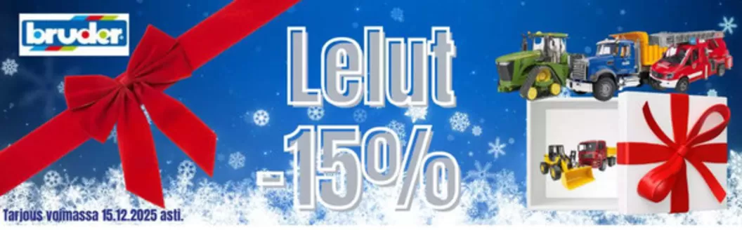 Lakkapää-katalog i Norrköping | Lelut -15%! | 2025-12-10T00:00:00.000Z - 2025-12-15T00:00:00.000Z