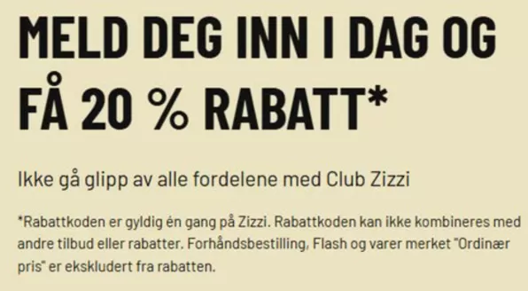 Zizzi-katalog | Meld deg inn i dag og få 20 % rabatt! | 2025-12-11T00:00:00.000Z - 2026-01-05T00:00:00.000Z