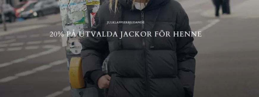 Design Only-katalog | 20% på utvalda jackor för henne! | 2025-12-12T00:00:00.000Z - 2025-12-26T00:00:00.000Z