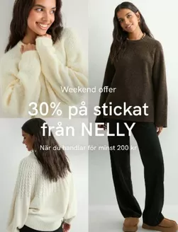 Nelly-katalog | 30% på stickat från NELLY! | 2025-12-12T00:00:00.000Z - 2025-12-26T00:00:00.000Z