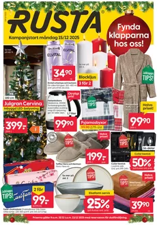 Rusta-katalog i Hässleholm | Rusta reklambad | 2025-12-15T00:00:00.000Z - 2025-12-23T00:00:00.000Z