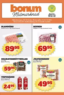 Bonum Matmarknad-katalog i Örebro | Bonum Matmarknad reklambad | 2025-12-15T00:00:00.000Z - 2025-12-21T00:00:00.000Z