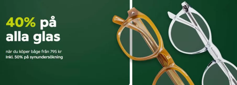Specsavers-katalog i Ängelholm | 40% på alla glas! | 2025-12-17T00:00:00.000Z - 2026-01-02T00:00:00.000Z