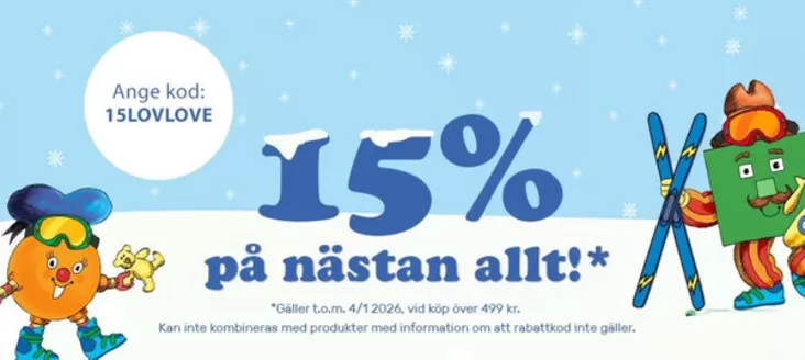 Stor & Liten-katalog i Sala | 15% på nästan allt! | 2025-12-18T00:00:00.000Z - 2026-01-04T00:00:00.000Z