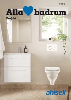 Ahlsell-katalog i Gävle | Alla älskar badrum - Projekt | 2025-12-19T00:00:00.000Z - 2025-12-31T00:00:00.000Z