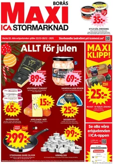 ICA Maxi-katalog i Huddinge | ICA Maxi reklamblad | 2025-12-22T00:00:00.000Z - 2025-12-28T00:00:00.000Z