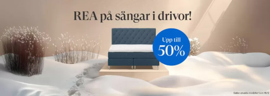 SOVA-katalog | Sängar på REA! | 2025-12-23T00:00:00.000Z - 2026-02-16T00:00:00.000Z