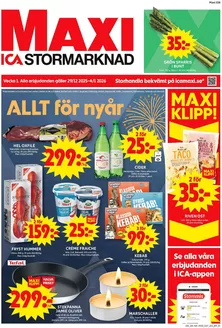ICA Maxi-katalog i Filipstad | Fantastiskt erbjudande för fyndjägare | 2025-12-29T00:00:00.000Z - 2026-01-04T00:00:00.000Z
