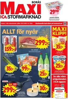 ICA Maxi-katalog i Filipstad | Stort urval av erbjudanden | 2025-12-29T00:00:00.000Z - 2026-01-04T00:00:00.000Z