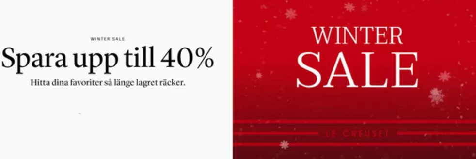 Le Creuset-katalog i Köping | Spara upp till 40%! | 2025-12-30T00:00:00.000Z - 2026-01-13T00:00:00.000Z