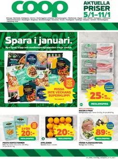 Coop Konsum-katalog | Attraktiva specialerbjudanden för alla | 2026-01-05T00:00:00.000Z - 2026-01-11T00:00:00.000Z