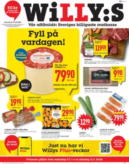 Willys-katalog i Boo | Våra bästa deals för dig | 2026-05-01T00:00:00.000Z - 2026-11-01T00:00:00.000Z