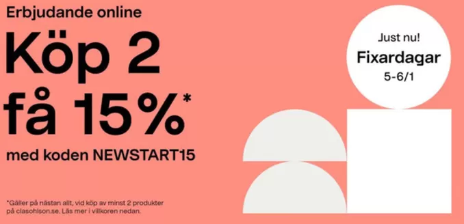 Clas Ohlson-katalog i Trollhättan | Köp 2 få 15%! | 2026-01-05T00:00:00.000Z - 2026-01-06T00:00:00.000Z