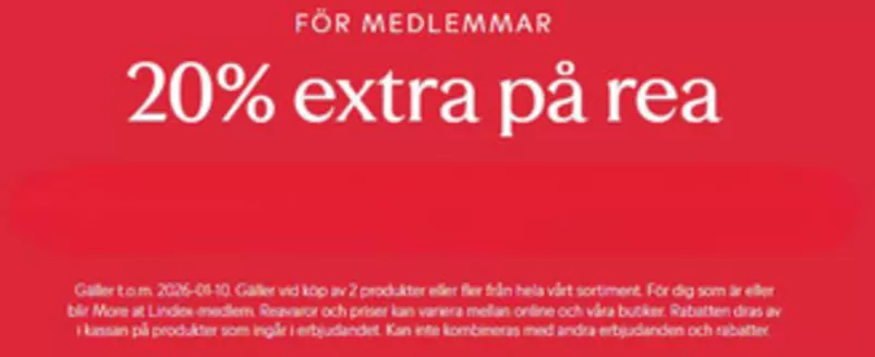 Lindex-katalog i Burlöv | 20% extra på rea! | 2026-01-08T00:00:00.000Z - 2026-01-24T00:00:00.000Z