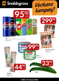 Snabbgross-katalog i Boo | Snabbgross Kampanjblad v. 34 | 2026-01-07T00:00:00.000Z - 2026-01-26T00:00:00.000Z