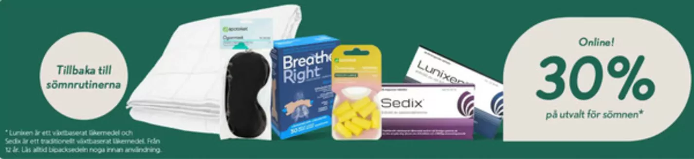 Apoteket-katalog i Karlstad | Upp till 30%! | 2026-01-16T00:00:00.000Z - 2026-01-31T00:00:00.000Z