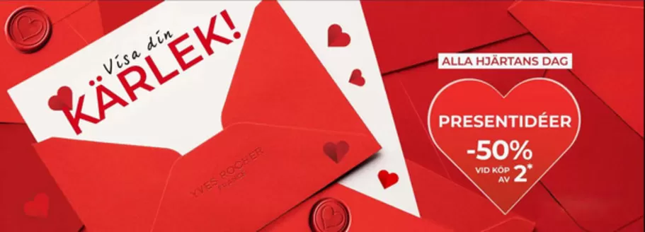 Yves Rocher-katalog | PRESENTIDÉER -50% VID KÖP AV 2 | 2026-02-09T00:00:00.000Z - 2026-02-16T00:00:00.000Z