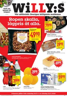 Willys-katalog i Bunkeflostrand | Fantastiskt erbjudande för fyndjägare | 2026-02-16T00:00:00.000Z - 2026-02-22T00:00:00.000Z