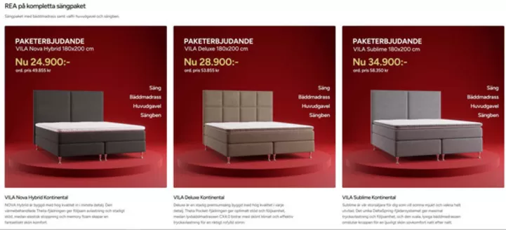 Atlantis-katalog i Norrköping | REA på kompletta sängpaket. | 2026-02-16T00:00:00.000Z - 2026-03-03T00:00:00.000Z