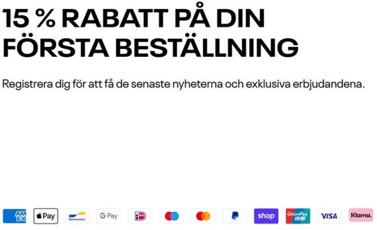 Reebok-katalog i Ödåkra | 15 % rabatt på din första beställning! | 2026-02-18T00:00:00.000Z - 2026-03-31T00:00:00.000Z