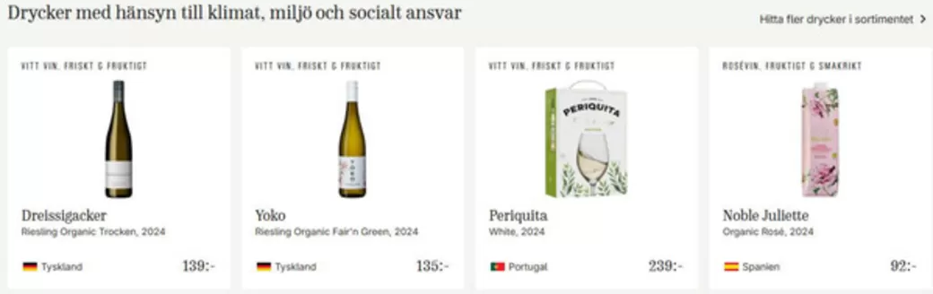 Systembolaget-katalog i Mölndal | Drycker med hänsyn till klimat, miljö och socialt ansvar! | 2026-02-20T00:00:00.000Z - 2026-03-31T00:00:00.000Z