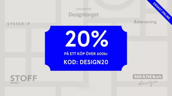 DesignTorget-katalog i Norrköping | 20% rabatt! | 2026-02-20T00:00:00.000Z - 2026-03-07T00:00:00.000Z