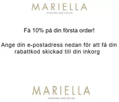 Mariella-katalog i Helsingborg | Fa 10% rabatt! | 2026-02-23T00:00:00.000Z - 2026-03-31T00:00:00.000Z