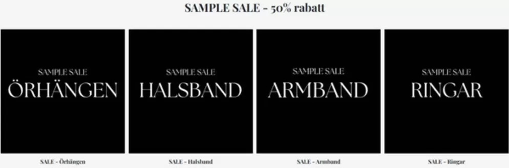 Catwalk-katalog i Malmö | Sample sale -50% rabatt! | 2026-02-25T00:00:00.000Z - 2026-03-08T00:00:00.000Z