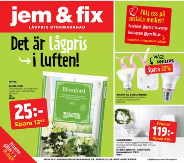 Jem&Fix-katalog i Kristinehamn | Jem&Fix reklamblad | 2026-03-01T00:00:00.000Z - 2026-03-15T00:00:00.000Z