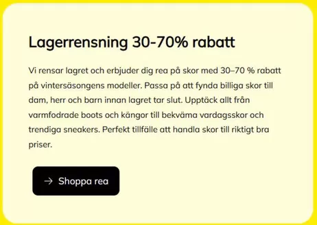 Bergqvist Skor-katalog i Lerum | Lagerrensning 30-70% rabatt! | 2026-03-04T00:00:00.000Z - 2026-03-18T00:00:00.000Z