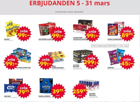 Godisfabriken-katalog i Västerås | Erbjudanden! | 2026-03-05T00:00:00.000Z - 2026-03-31T00:00:00.000Z
