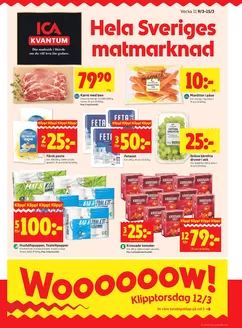 ICA Kvantum-katalog i Kista | Spara nu med våra deals | 2026-03-09T00:00:00.000Z - 2026-03-15T00:00:00.000Z