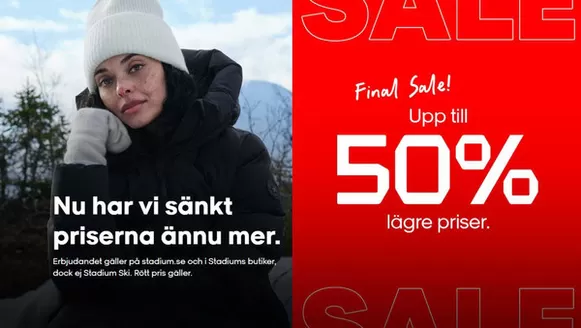 Stadium-katalog i Stockholm | Final sale! Upp till 50%. | 2026-03-09T00:00:00.000Z - 2026-03-23T00:00:00.000Z