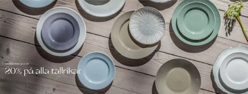 Fyrklövern-katalog i Haninge | 20% på alla tallrikar! | 2026-03-11T00:00:00.000Z - 2026-03-25T00:00:00.000Z