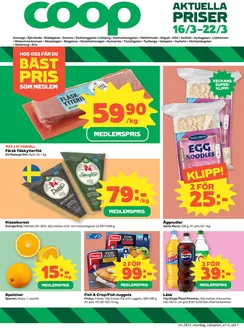 Coop Konsum-katalog i Frillesås | Våra bästa fynd | 2026-03-16T00:00:00.000Z - 2026-03-22T00:00:00.000Z