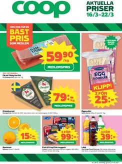 Coop Konsum-katalog i Frillesås | Top-deals för alla kunder | 2026-03-16T00:00:00.000Z - 2026-03-22T00:00:00.000Z