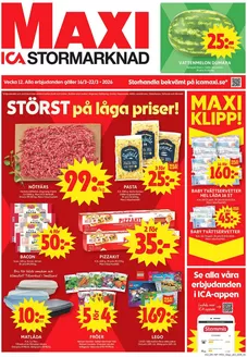 ICA Maxi-katalog i Skövde | Spara nu med våra deals | 2026-03-16T00:00:00.000Z - 2026-03-22T00:00:00.000Z