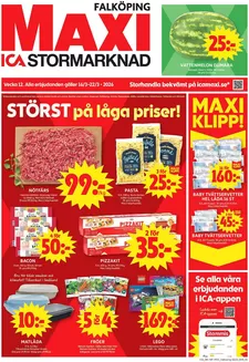 ICA Maxi-katalog i Ljungby (Kronoberg) | Stort urval av erbjudanden | 2026-03-16T00:00:00.000Z - 2026-03-22T00:00:00.000Z
