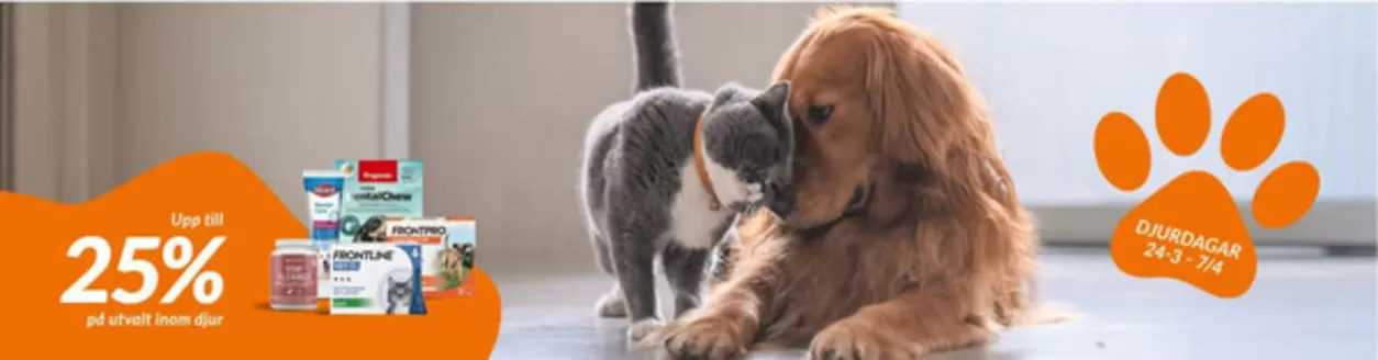 Lloyds Apotek-katalog i Karlstad | Upp till 25% på utvalt inom djur! | 2026-03-24T00:00:00.000Z - 2026-04-07T00:00:00.000Z