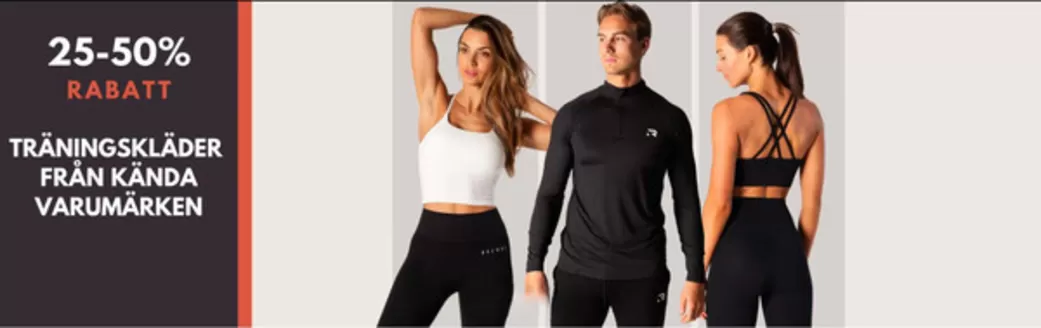 Fitnessbutiken-katalog i Stockholm | 25-50% rabatt! | 2026-03-26T00:00:00.000Z - 2026-04-09T00:00:00.000Z