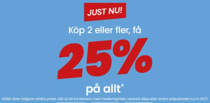 Sportshopen-katalog i Stockholm | 25% rabatt! | 2026-03-26T00:00:00.000Z - 2026-03-29T00:00:00.000Z